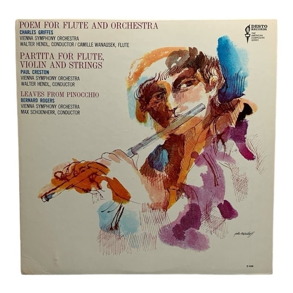 LP Charles Griffes - Poem For Flute And Orchestra By Charles Griffes - Picture 1 of 2